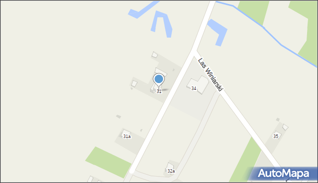 Las Winiarski, Las Winiarski, 31, mapa Las Winiarski
