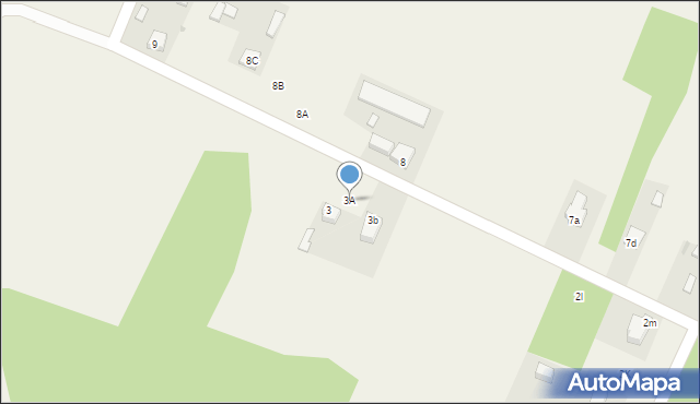 Las Winiarski, Las Winiarski, 3A, mapa Las Winiarski