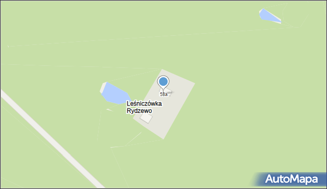 Laseczno, Laseczno, 58a, mapa Laseczno