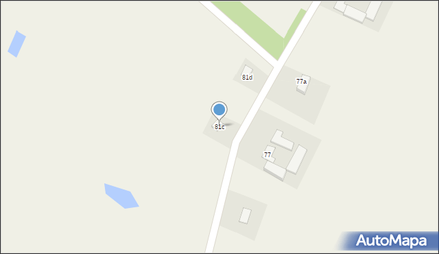 Laseczno Małe, Laseczno Małe, 81c, mapa Laseczno Małe