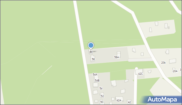 Lasek, Lasek, 60, mapa Lasek