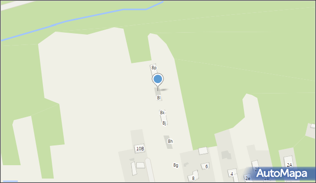 Lasek, Lasek, 8m, mapa Lasek