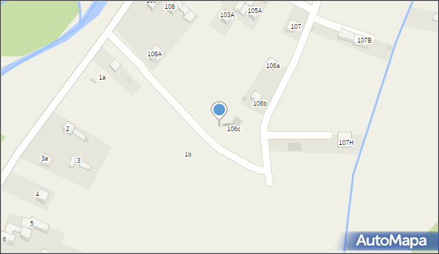 Lasek, Lasek, 106d, mapa Lasek