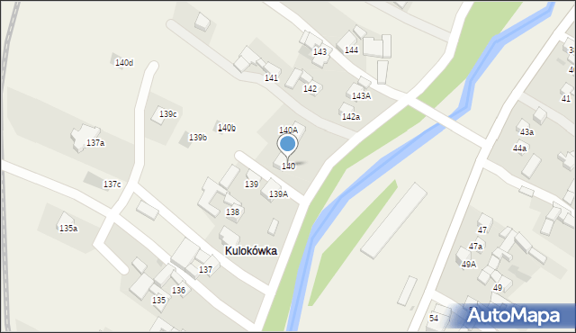 Lasek, Lasek, 140, mapa Lasek