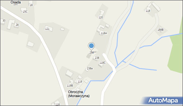 Lasek, Lasek, 236, mapa Lasek