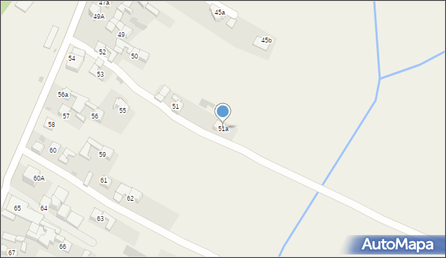Lasek, Lasek, 51a, mapa Lasek