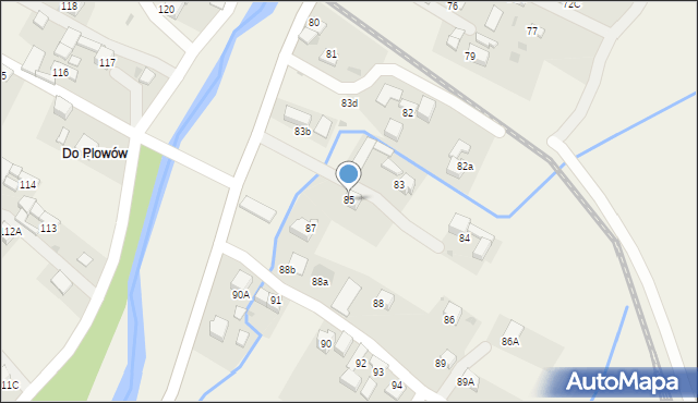 Lasek, Lasek, 85, mapa Lasek