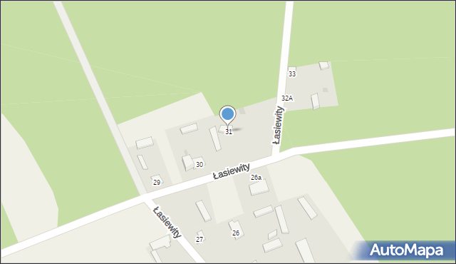 Łasiewity, Łasiewity, 31, mapa Łasiewity