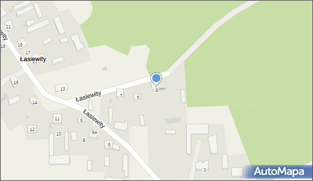 Łasiewity, Łasiewity, 4, mapa Łasiewity