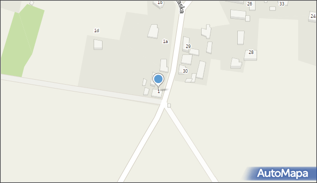 Laska, Laska, 1, mapa Laska