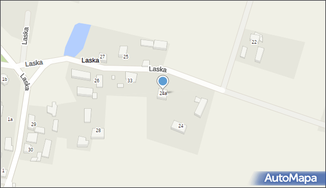 Laska, Laska, 24a, mapa Laska