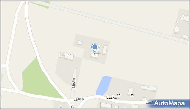 Laska, Laska, 31, mapa Laska