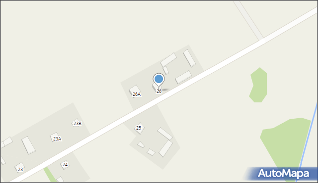 Laski, Laski, 26, mapa Laski