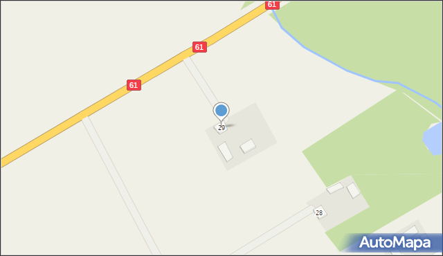 Laski, Laski, 29, mapa Laski