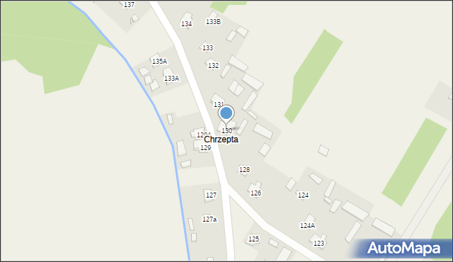 Laski, Laski, 130, mapa Laski