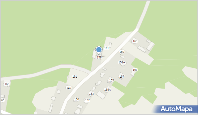 Laski, Laski, 159, mapa Laski
