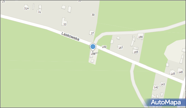 Laski, Laski, 168, mapa Laski