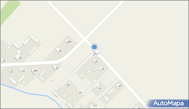 Laski, Laski, 17, mapa Laski