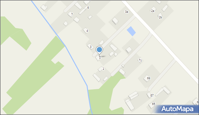 Laski, Laski, 2, mapa Laski