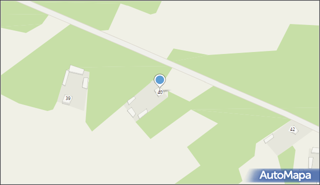 Laski, Laski, 40, mapa Laski