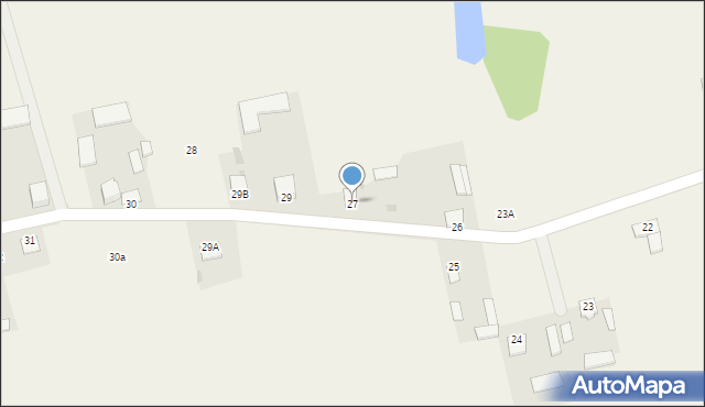 Laski, Laski, 27, mapa Laski