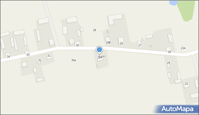 Laski, Laski, 29A, mapa Laski