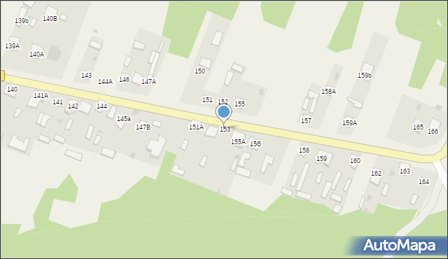 Laski, Laski, 153, mapa Laski