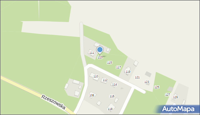 Laski, Laski, 113, mapa Laski