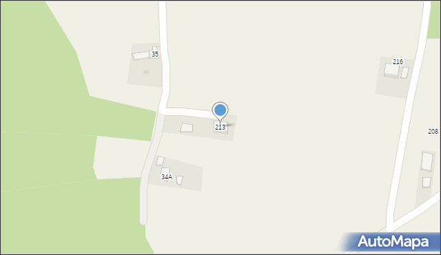Łaski, Łaski, 213, mapa Łaski