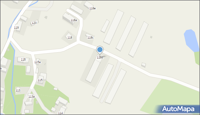 Laski, Laski, 118d, mapa Laski
