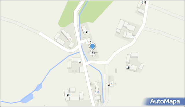 Laski, Laski, 139, mapa Laski