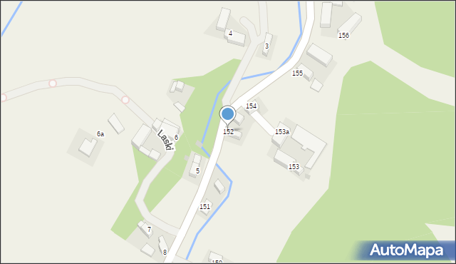 Laski, Laski, 152, mapa Laski