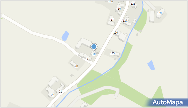 Laski, Laski, 18, mapa Laski