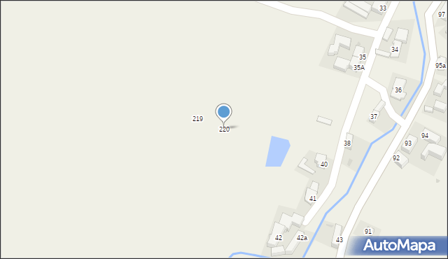 Laski, Laski, 220, mapa Laski