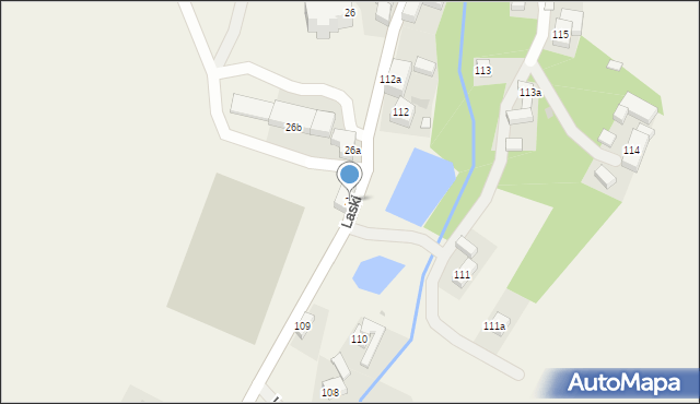 Laski, Laski, 27, mapa Laski