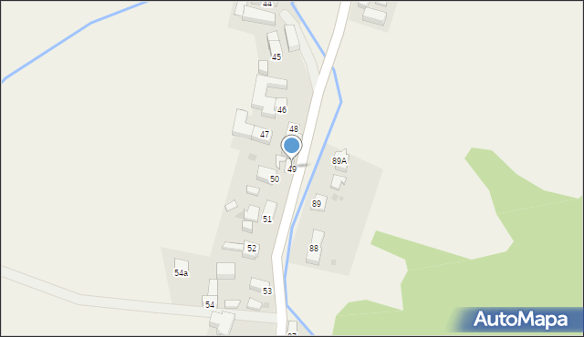 Laski, Laski, 49, mapa Laski