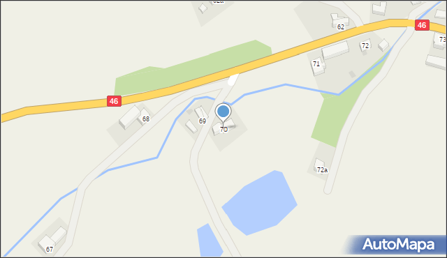 Laski, Laski, 70, mapa Laski