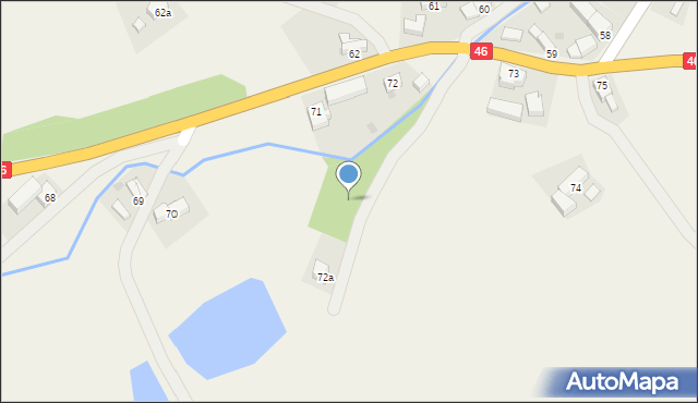 Laski, Laski, 72c, mapa Laski