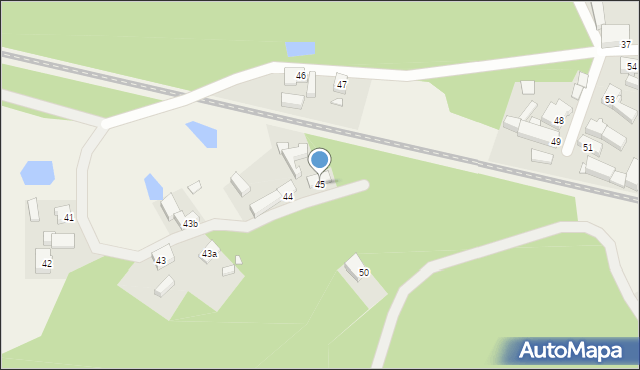 Laski, Laski, 45, mapa Laski