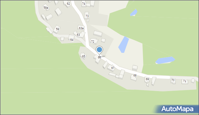 Laski, Laski, 66, mapa Laski