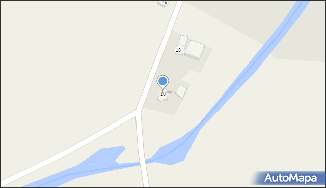 Laski, Laski, 16, mapa Laski