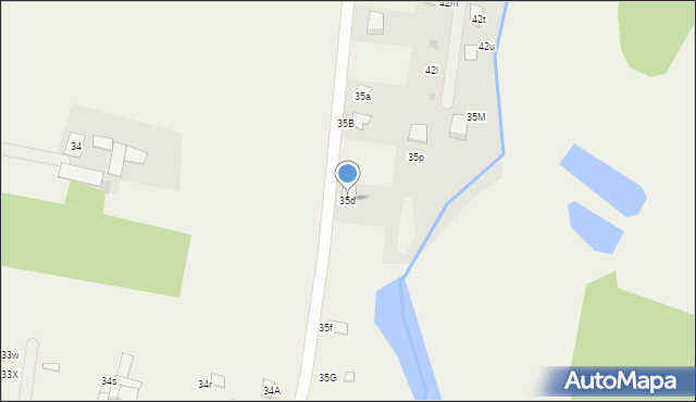 Laski Małe, Laski Małe, 35d, mapa Laski Małe
