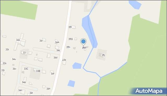 Laski Małe, Laski Małe, 35K, mapa Laski Małe