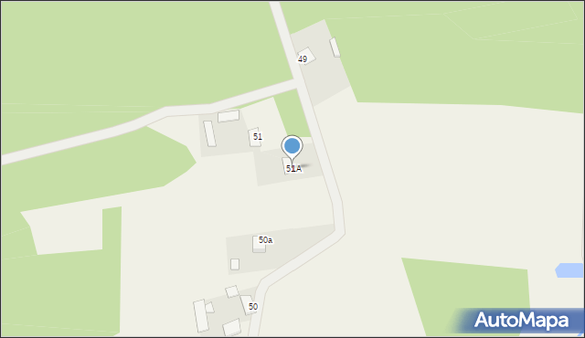 Łąski Piec, Łąski Piec, 51A, mapa Łąski Piec