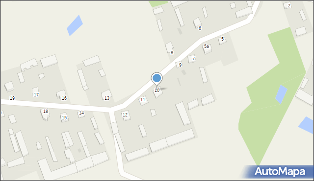 Laski Szlacheckie, Laski Szlacheckie, 10, mapa Laski Szlacheckie