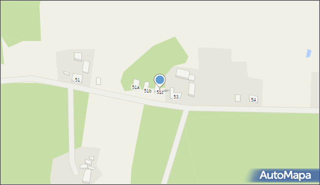 Łasko, Łasko, 51c, mapa Łasko