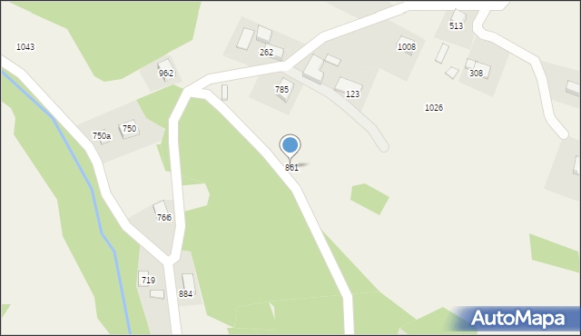 Laskowa, Laskowa, 861, mapa Laskowa