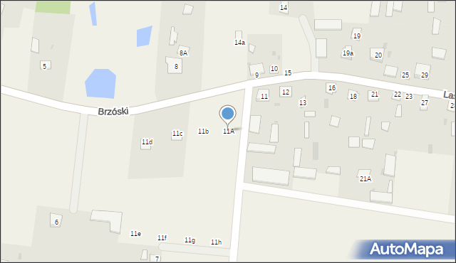 Laskowice, Laskowice, 11A, mapa Laskowice