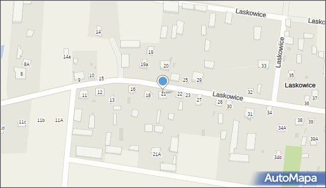 Laskowice, Laskowice, 21, mapa Laskowice