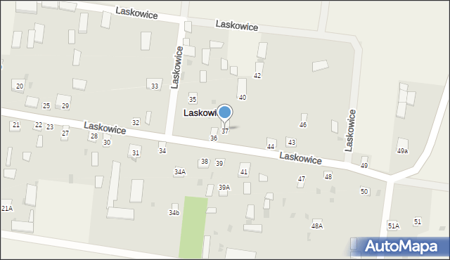 Laskowice, Laskowice, 37A, mapa Laskowice